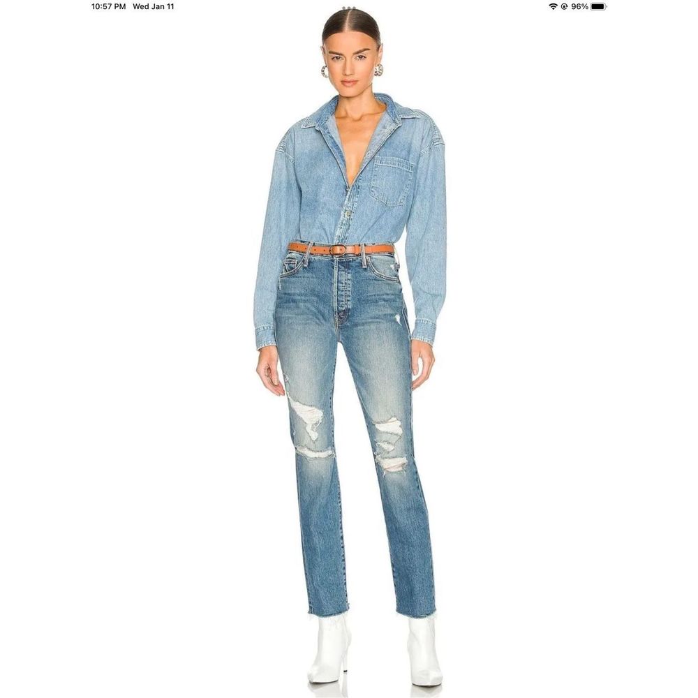 MOTHER MOTHER | Trickster Skimp Fray - Thrill Seeker Size 26